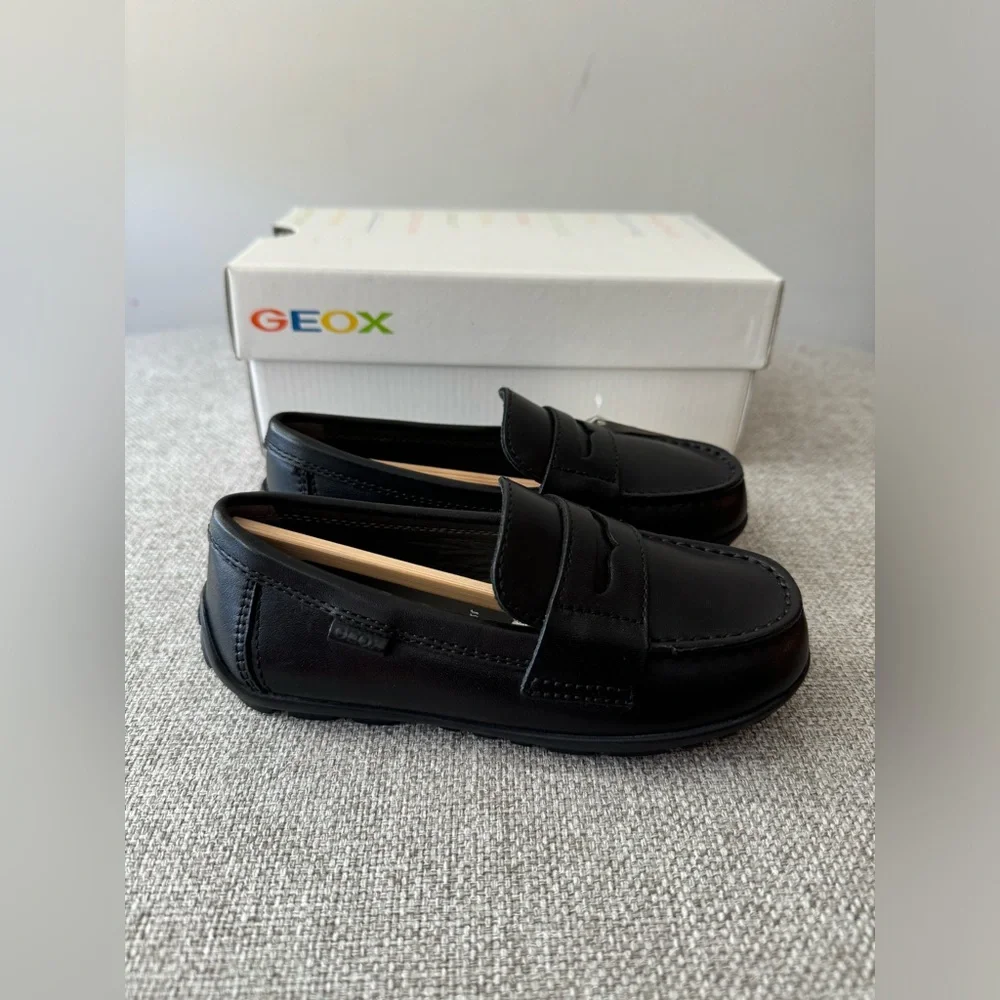 New Toddler Boy Geox Leather Loafers